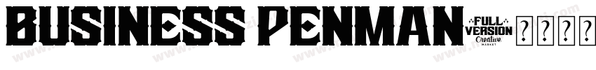 business penman字体转换